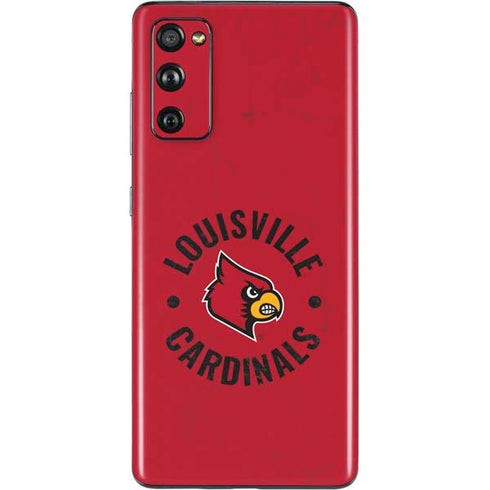 University of Louisville Cardinals Faded Galaxy S20 Fan Edition Skin